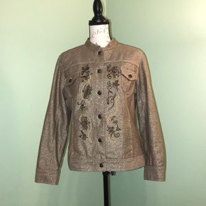 Vintage Chicos Gold Jacket